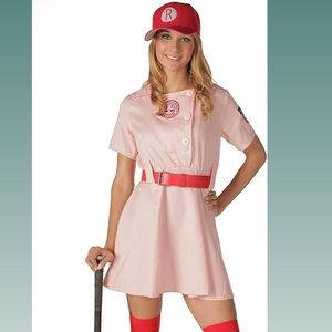 Women’s a league of their own costume, Rockford Peaches, size XL